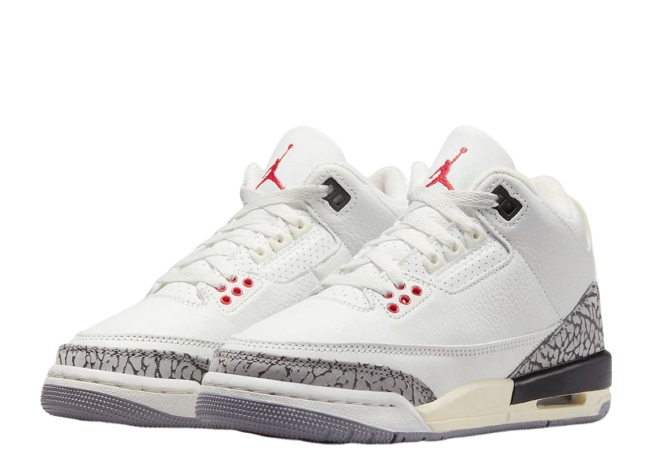 Air Jordan 3 Retro White Cement Reimagined (Grade School) - photo 2
