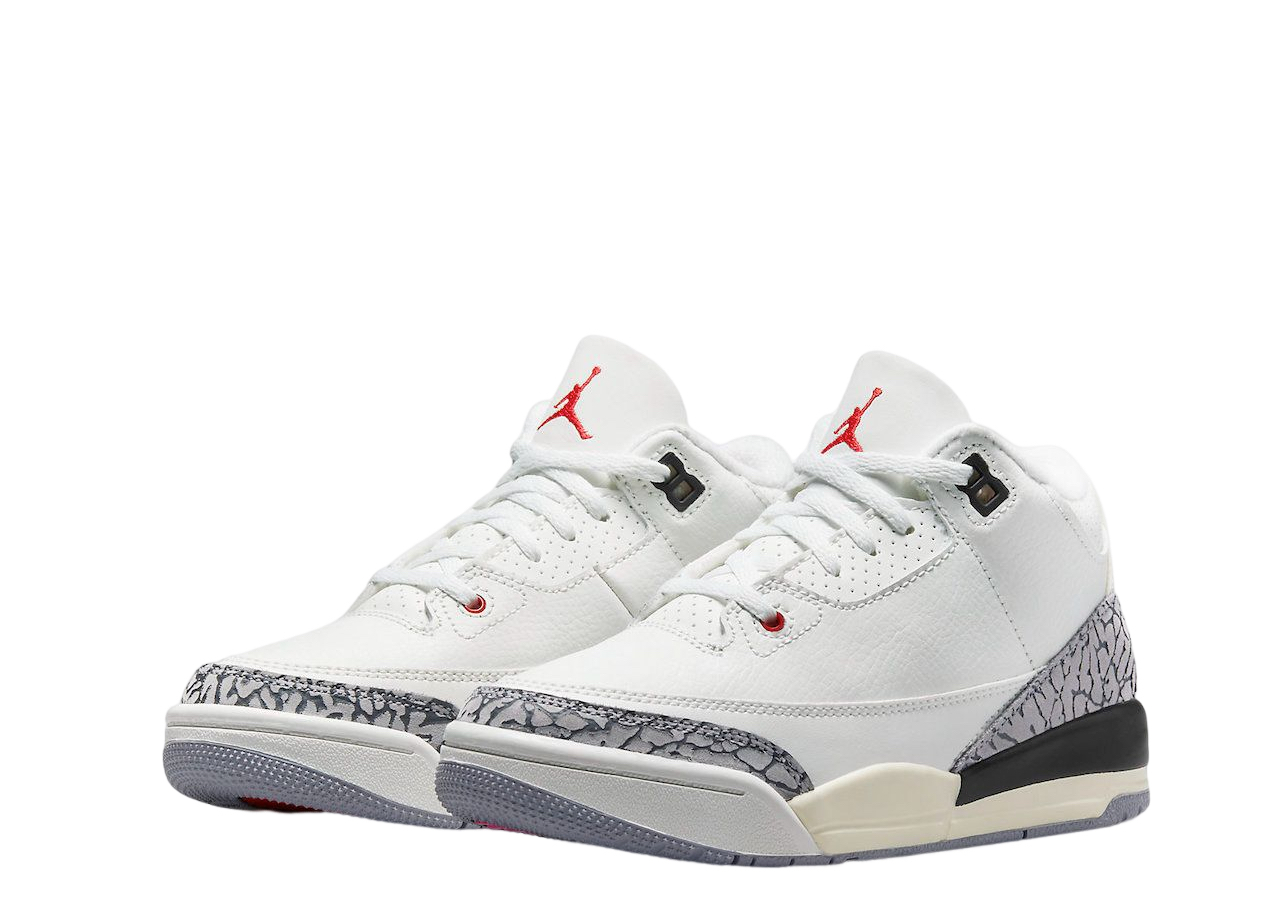 Air Jordan 3 Retro White Cement Reimagined (Pre-School) - photo 2