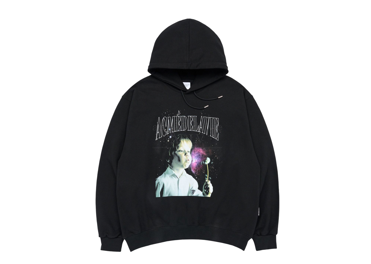 Acme De La Vie Baby Face Hoodie Dandelion Boy Black