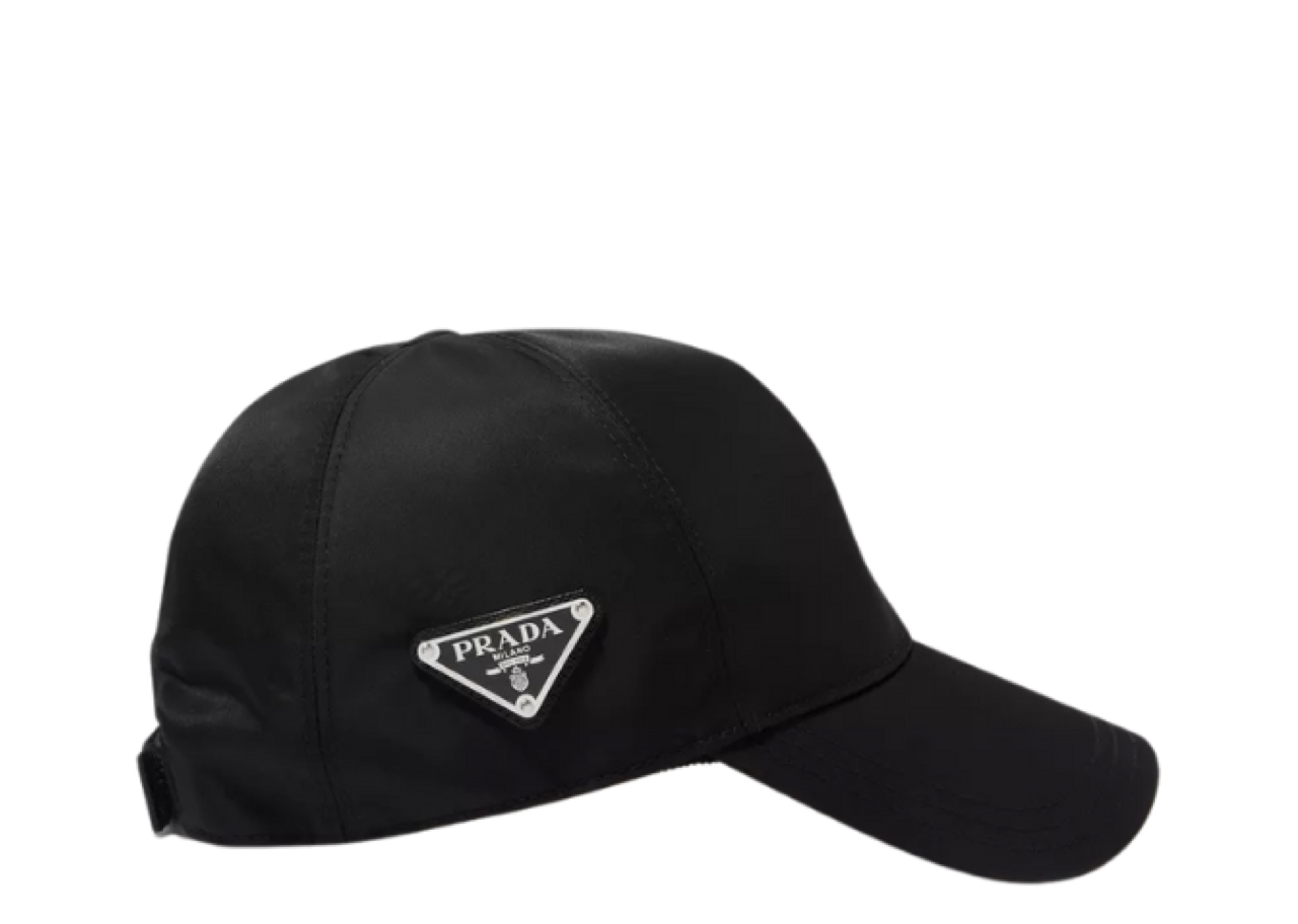 Prada Re-Nylon Triangle Logo Baseball Cap