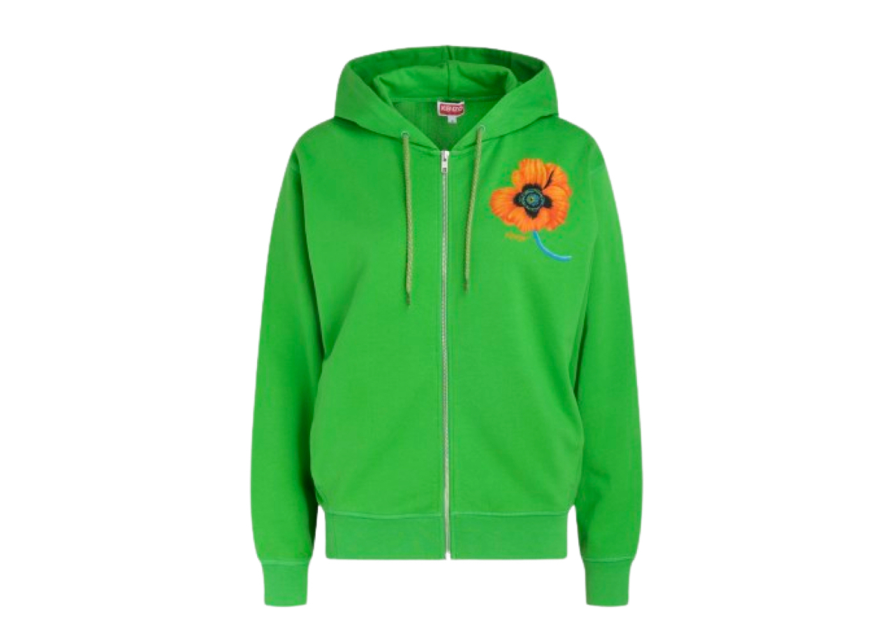 Kenzo Kenzo Poppy Zipper Sweatshirt