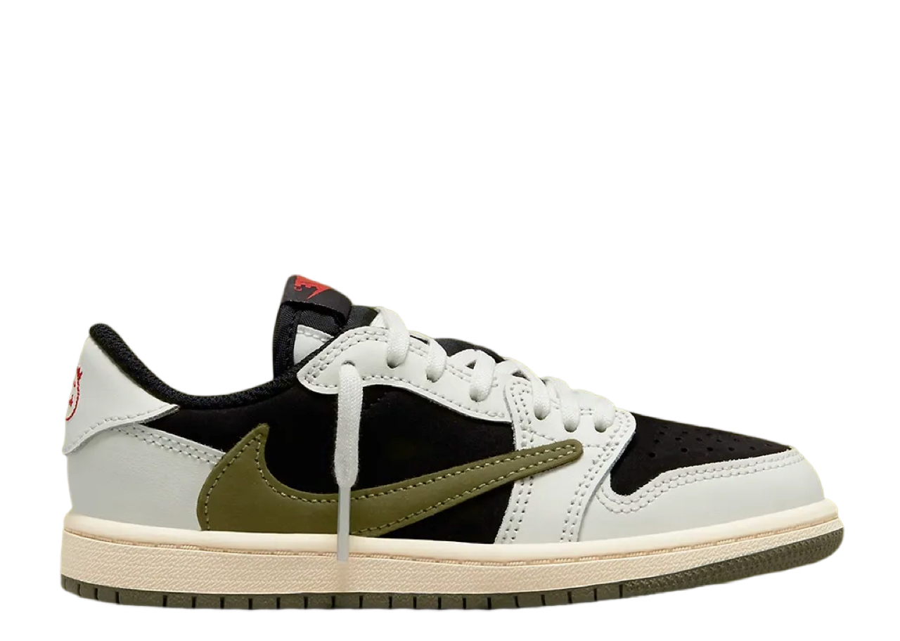 Air Jordan 1 Retro Low OG SP Travis Scott Olive (Pre-School)