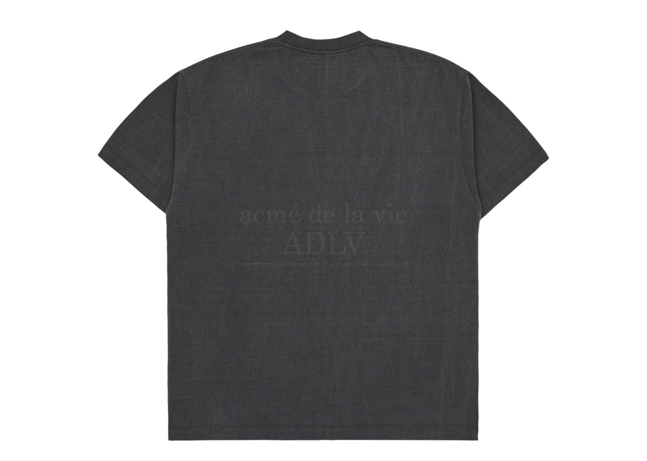 ADLV X LISA Tropical Script Logo T-shirt Charcoal - photo 2