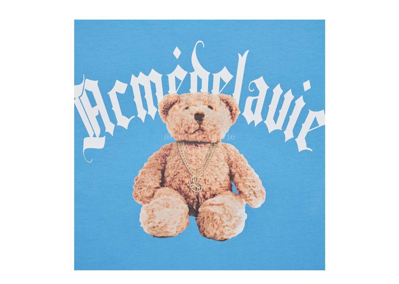 ADLV X LISA Gold Chain Bear Doll T-shirt Blue - photo 4
