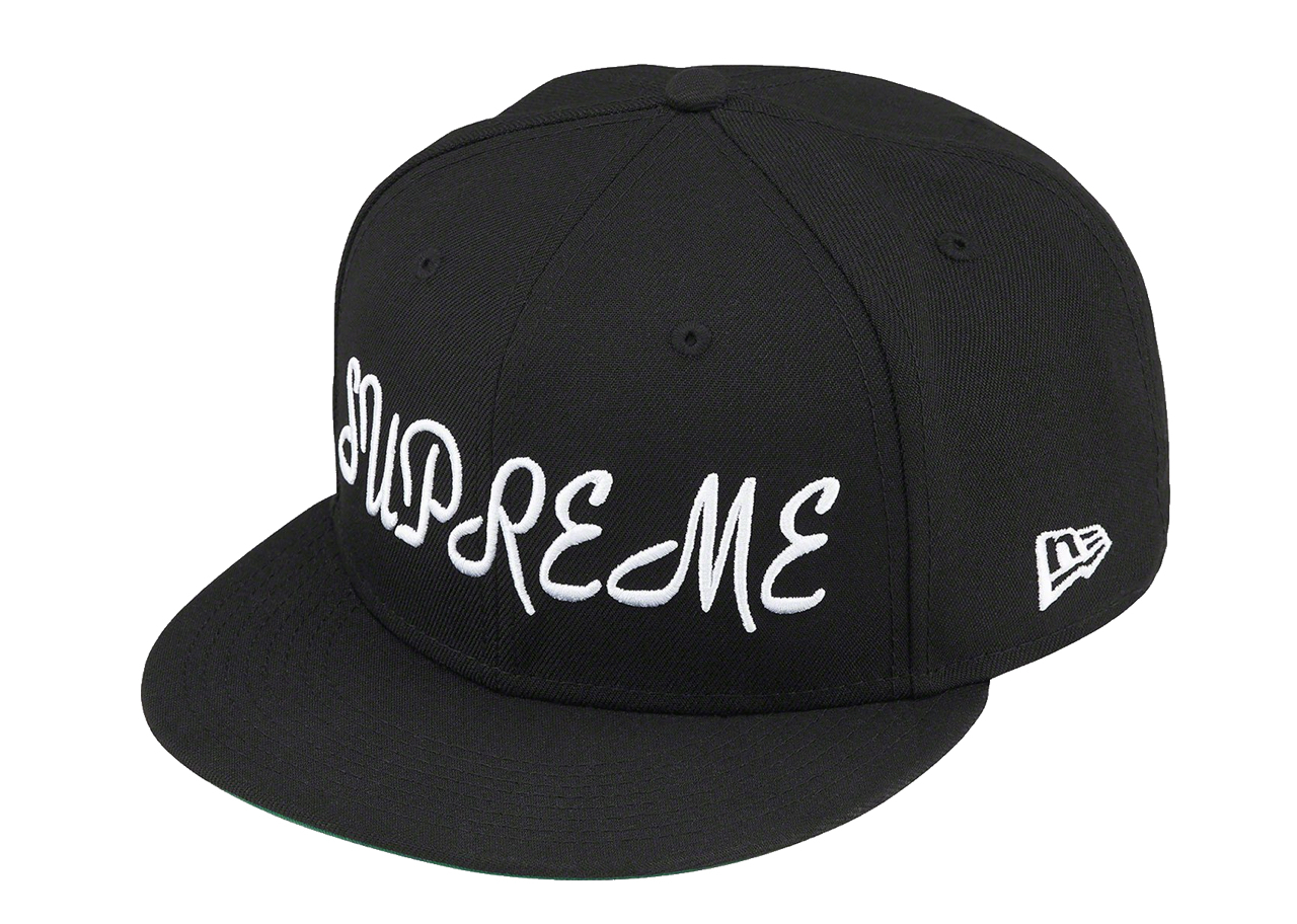 Supreme Script New Era Cap Black