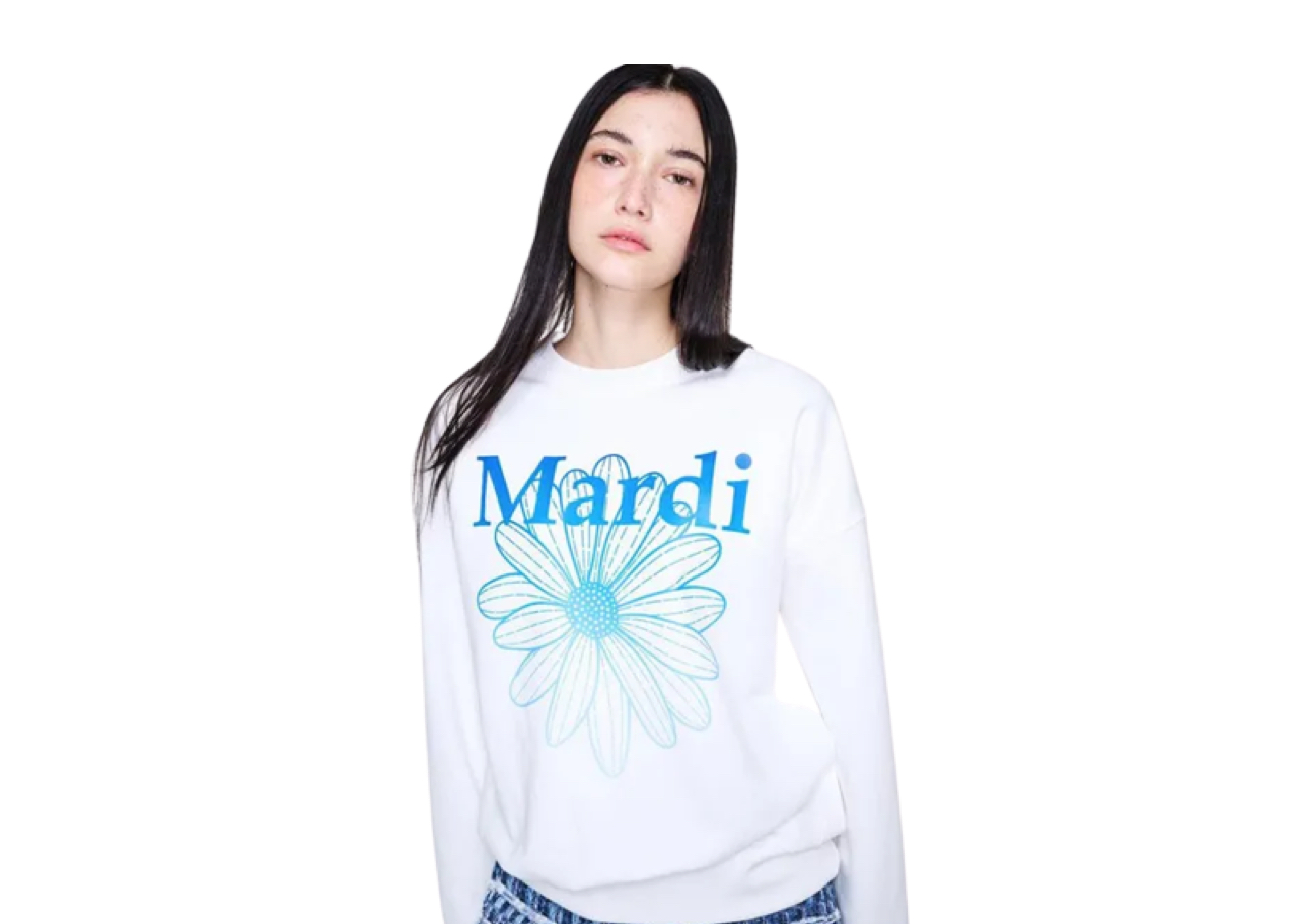 Mardi Mercredi Sweatshirt Flower Gradation