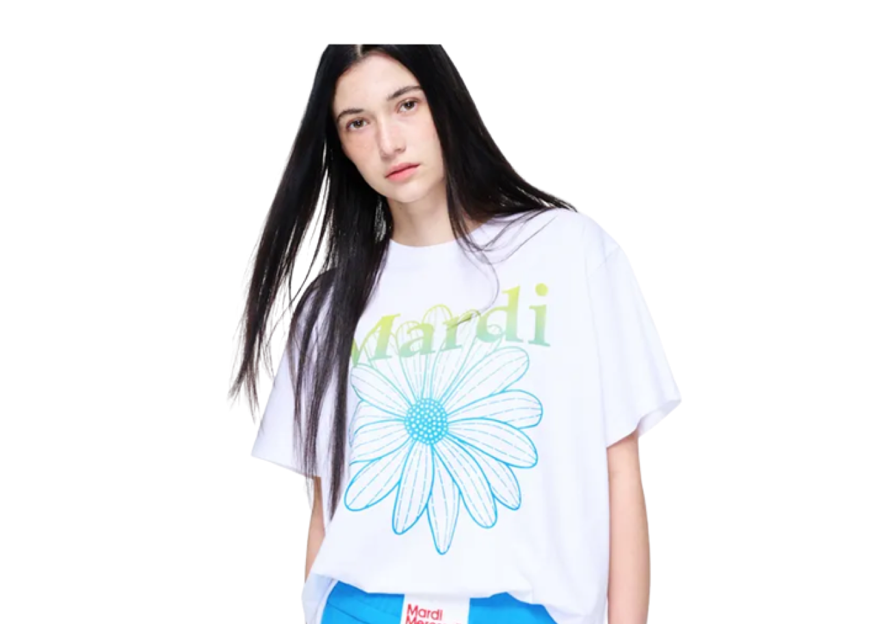 Mardi Mercredi T-Shirt Flower Gradation