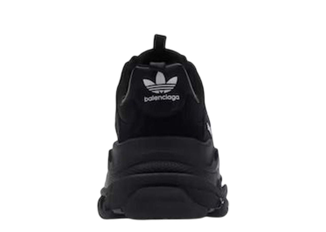 Balenciaga X Adidas Triple S Black White - photo 3