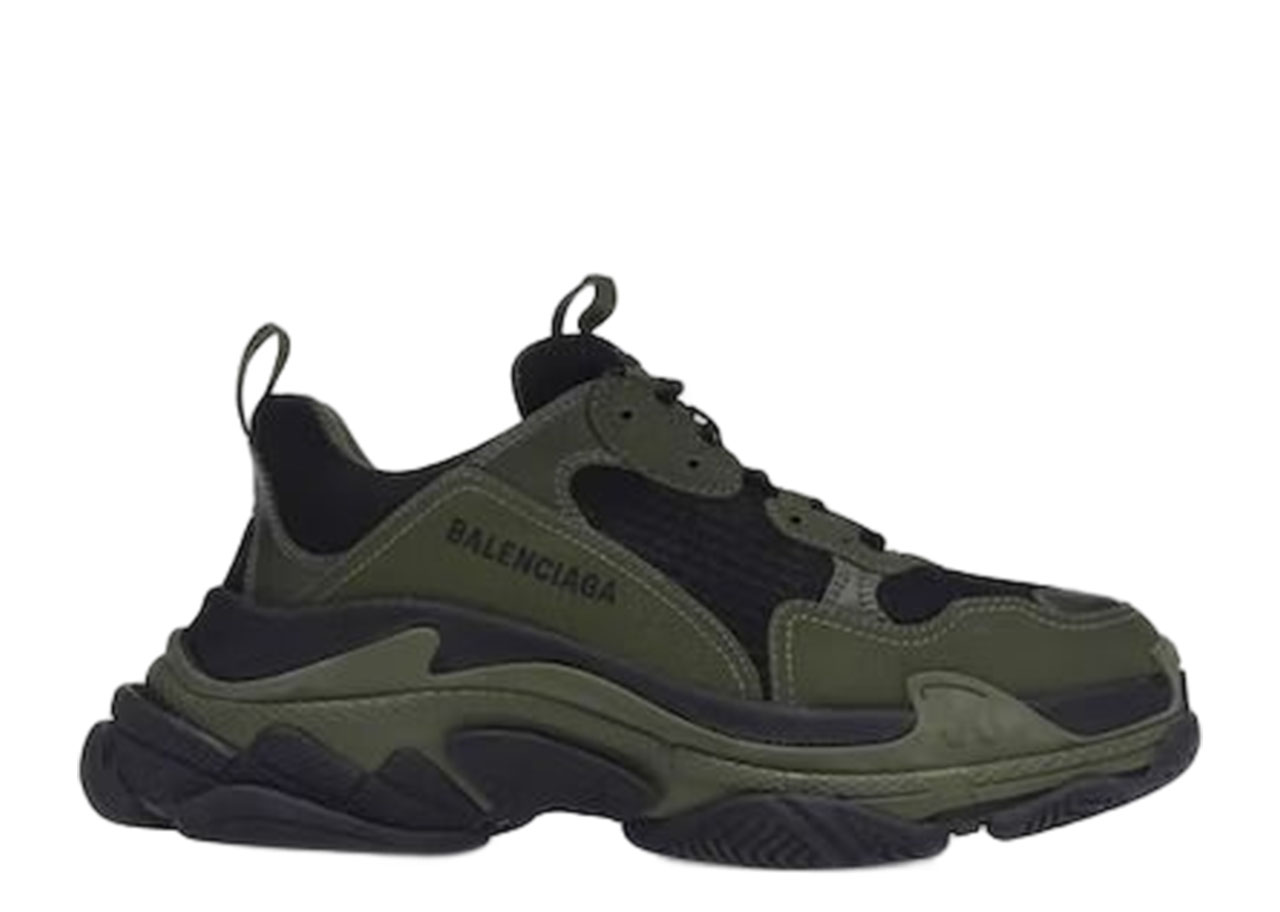 Balenciaga Triple S Dark Green Black