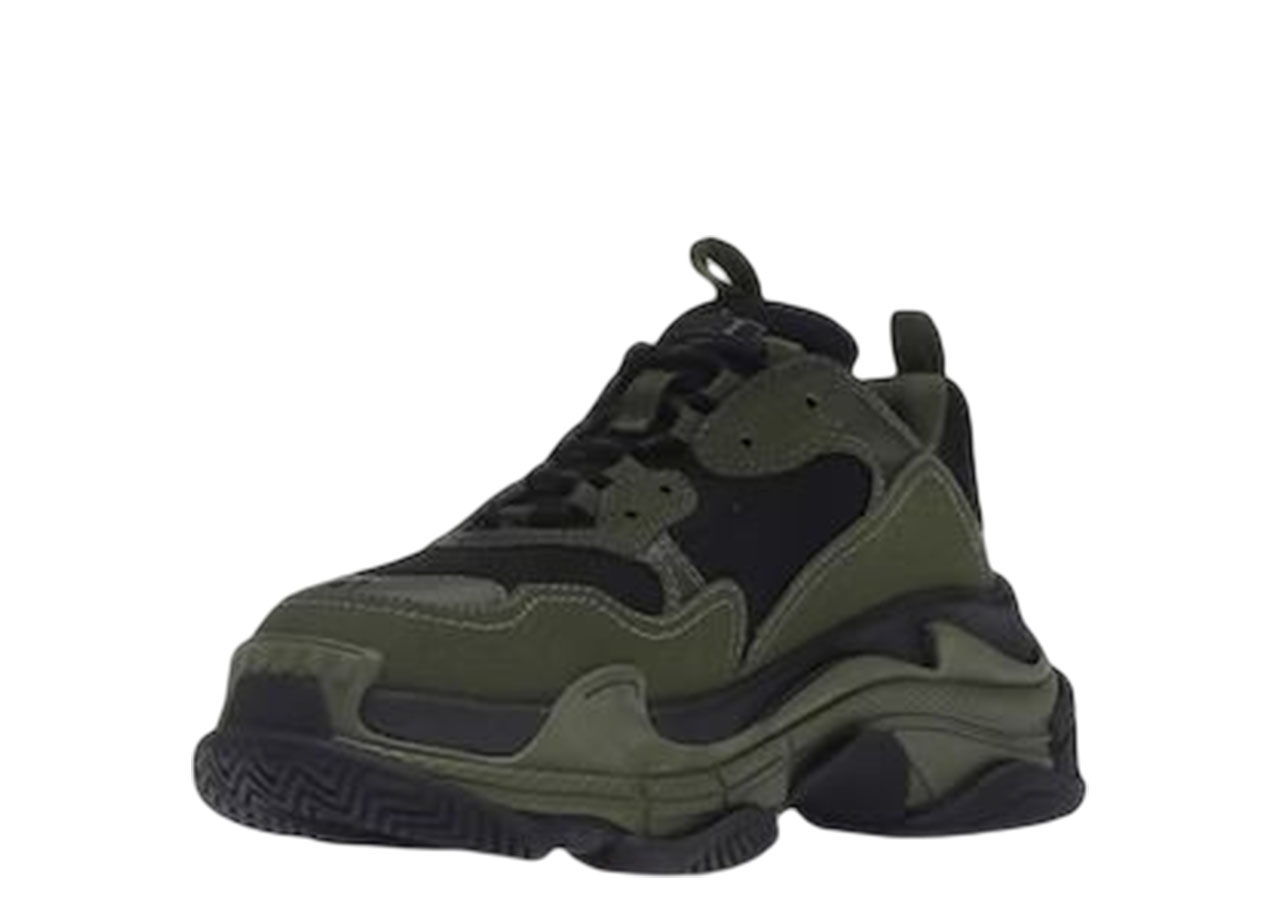 Balenciaga Triple S Dark Green Black - photo 2
