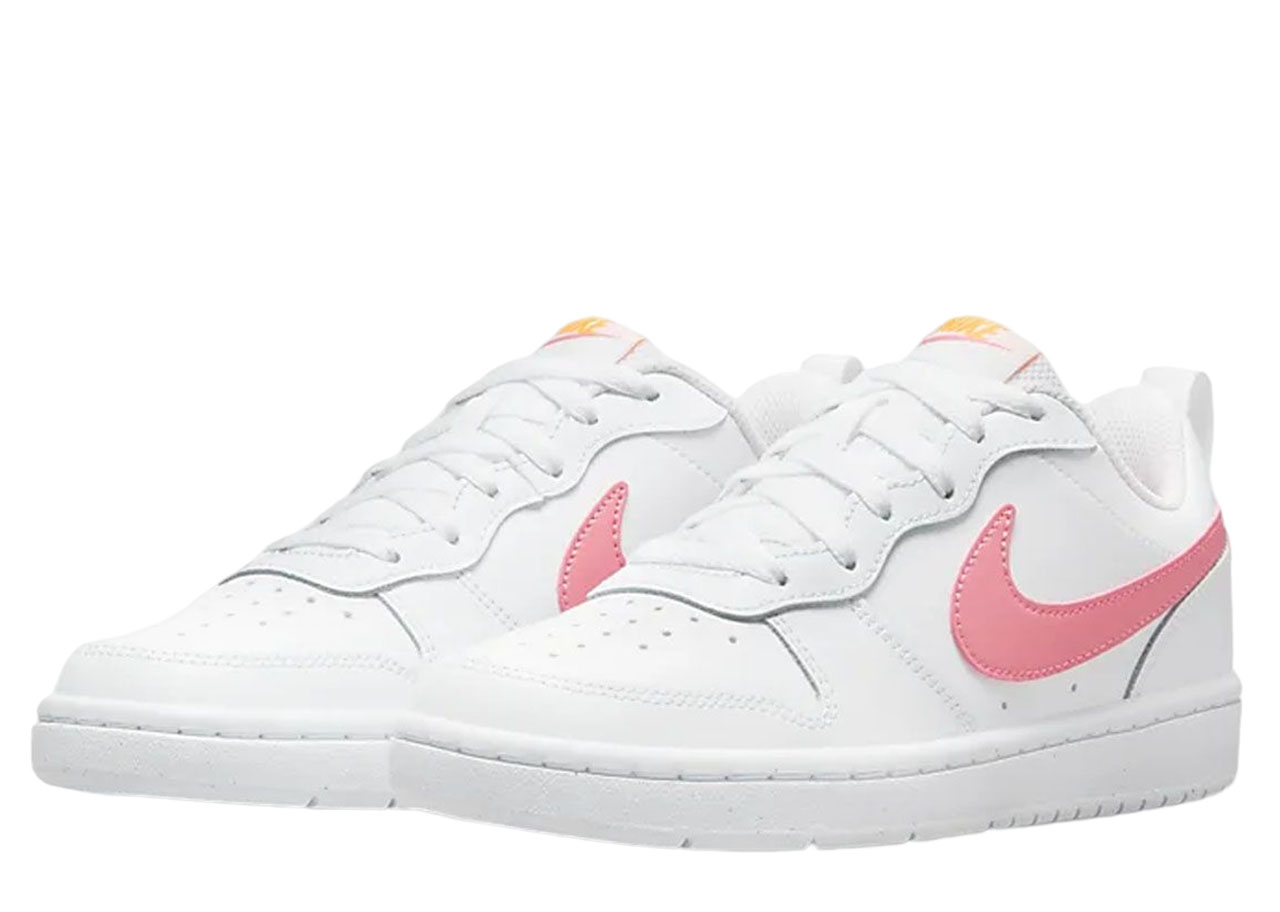 Nike Court Borough 2 White Coral Chalk (Grade School) - photo 2