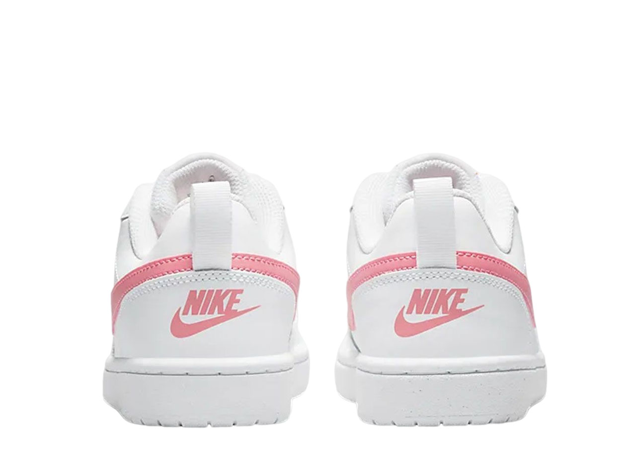 Nike Court Borough 2 White Coral Chalk (Grade School) - photo 3