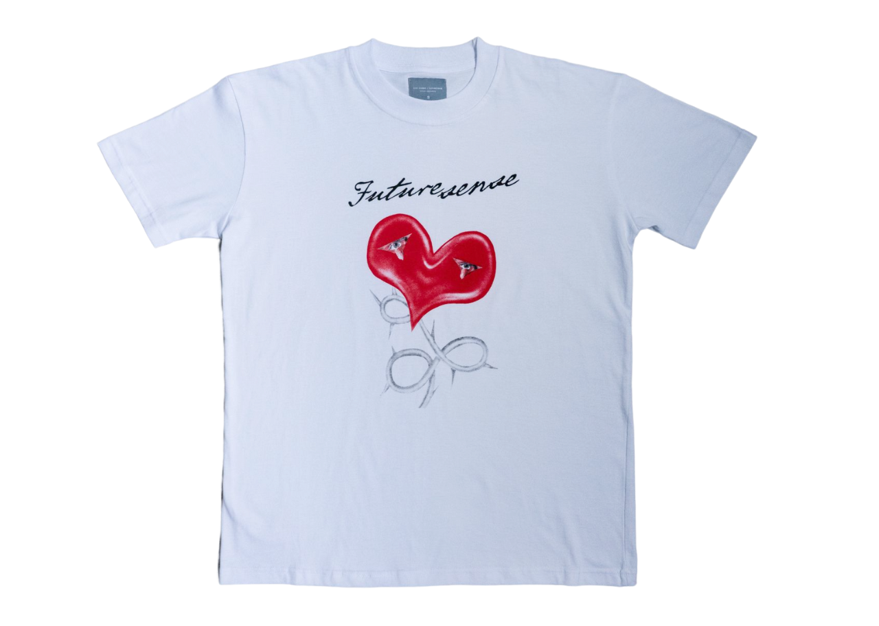 Futuresense x Kick Avenue Thorn Heart Tee in White