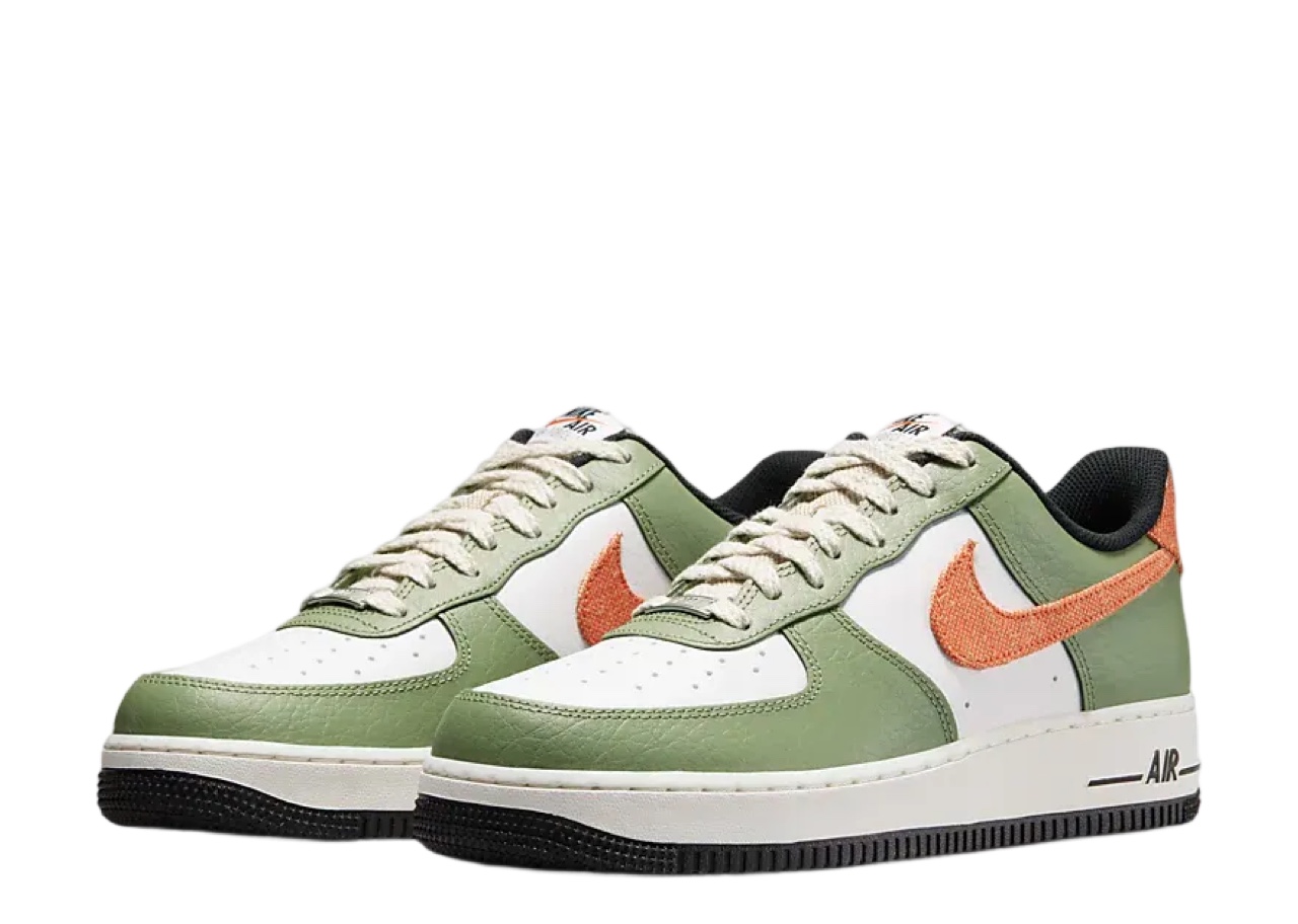 Nike Air Force 1 Low '07 Oil Green Orange - photo 2