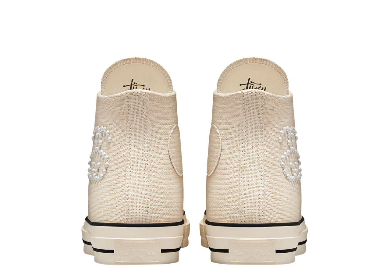 Converse Chuck Taylor All-Star '70 Hi Stussy Fossil Pearl - photo 3
