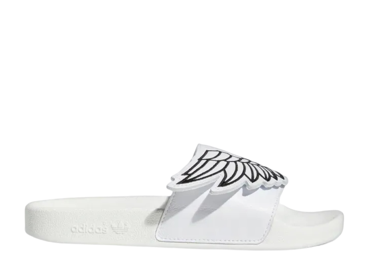 Adidas Adilette Slides Jeremy Scott Wings White