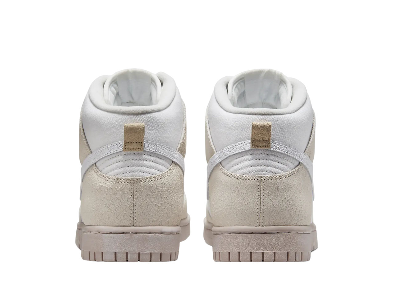 Nike Dunk High Retro PRM Cracked Leather Swoosh - photo 3