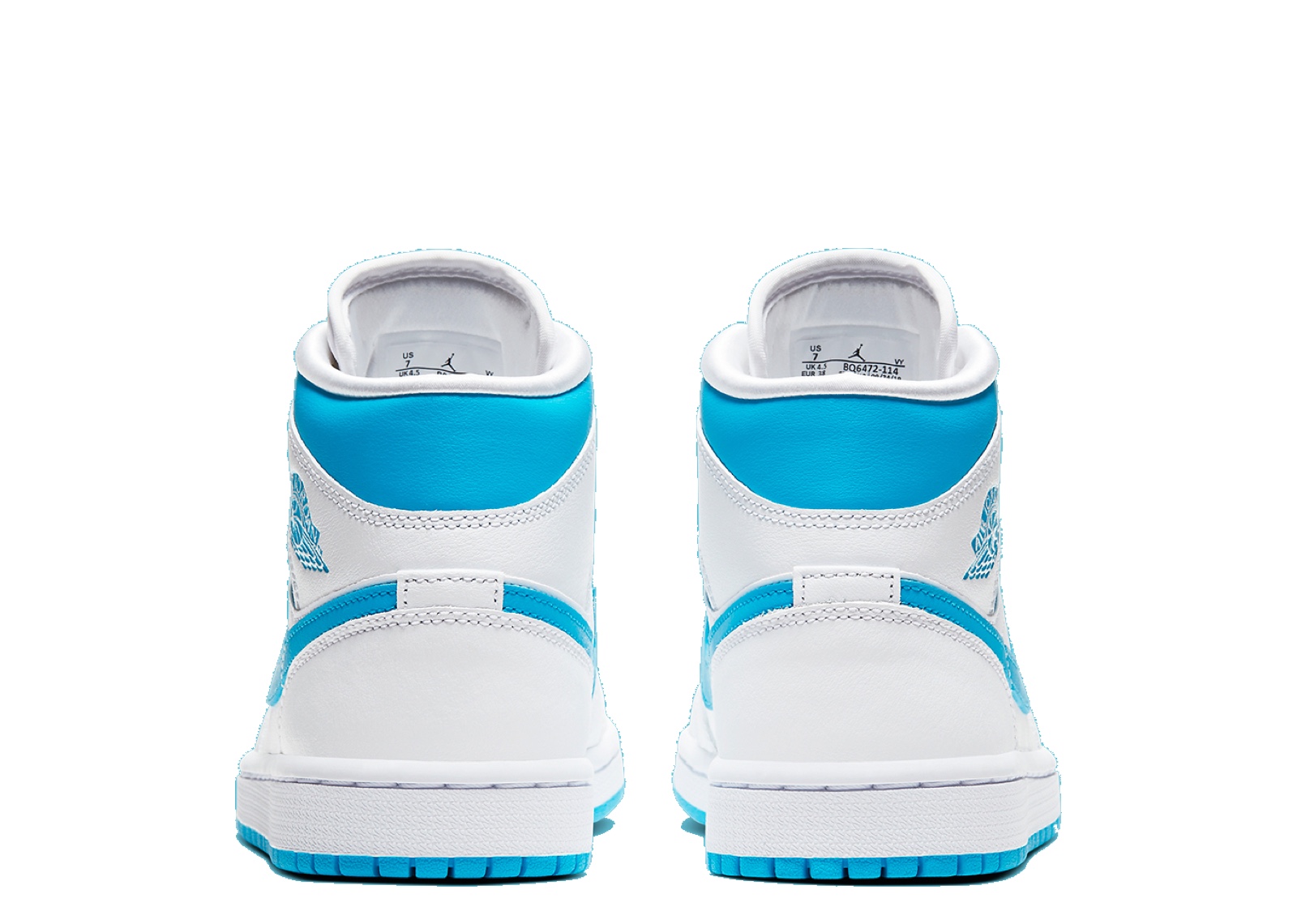 Air Jordan 1 Mid UNC (Women's) - photo 3