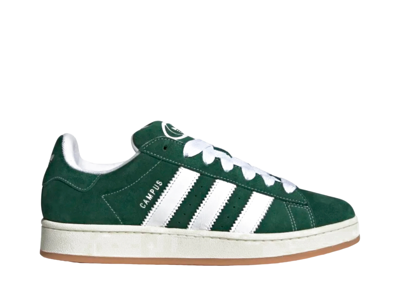 Adidas Campus 00's Dark Green Cloud White