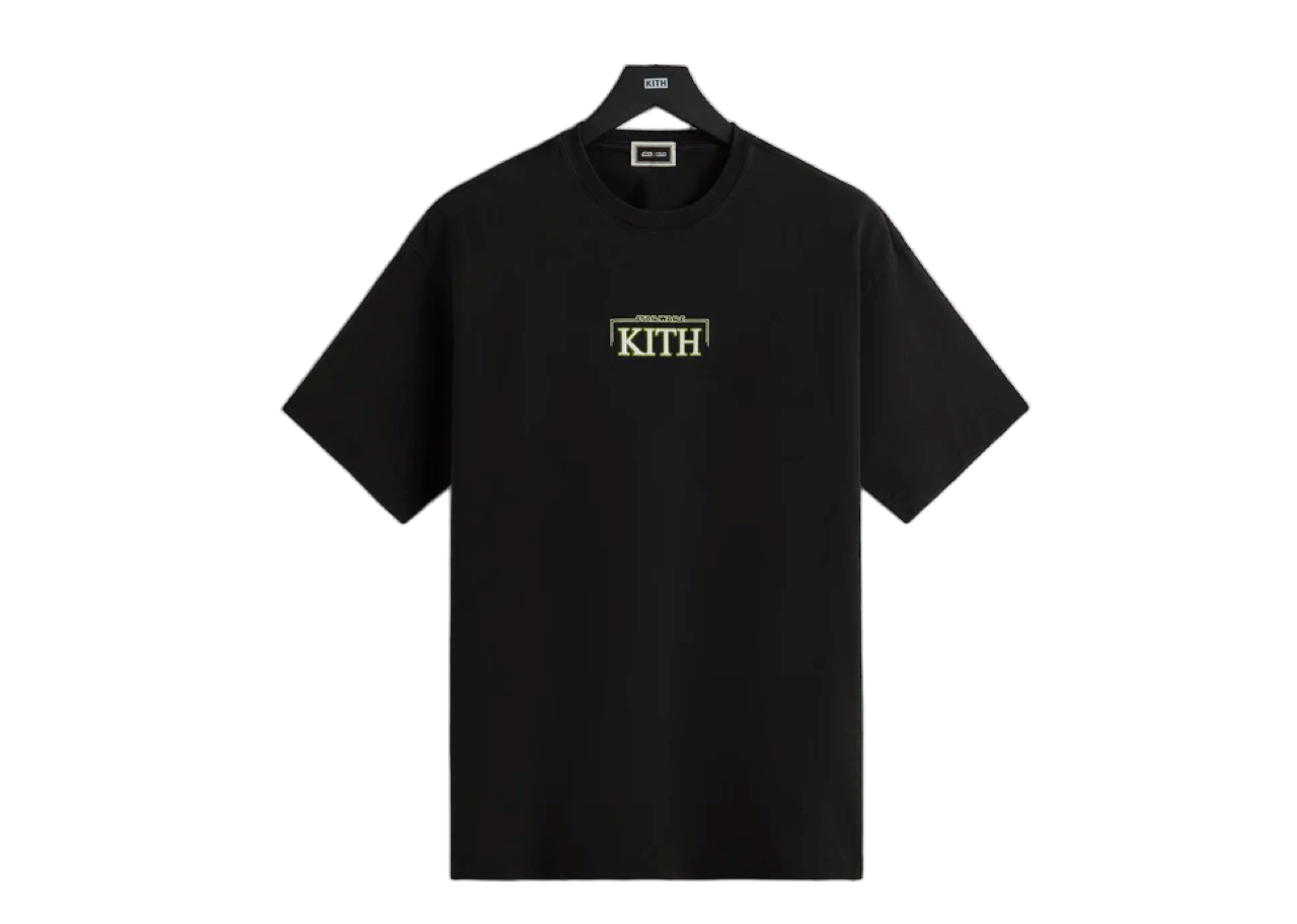 Kith x STAR WARS Green Glow Vintage Tee Black