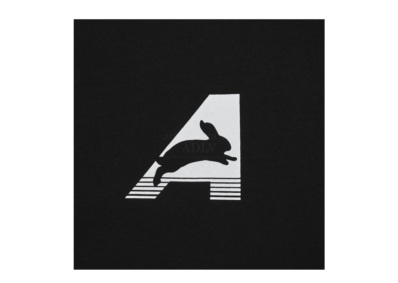 Acme De La Vie Big A Logo Rabbit T-Shirt Black - photo 3
