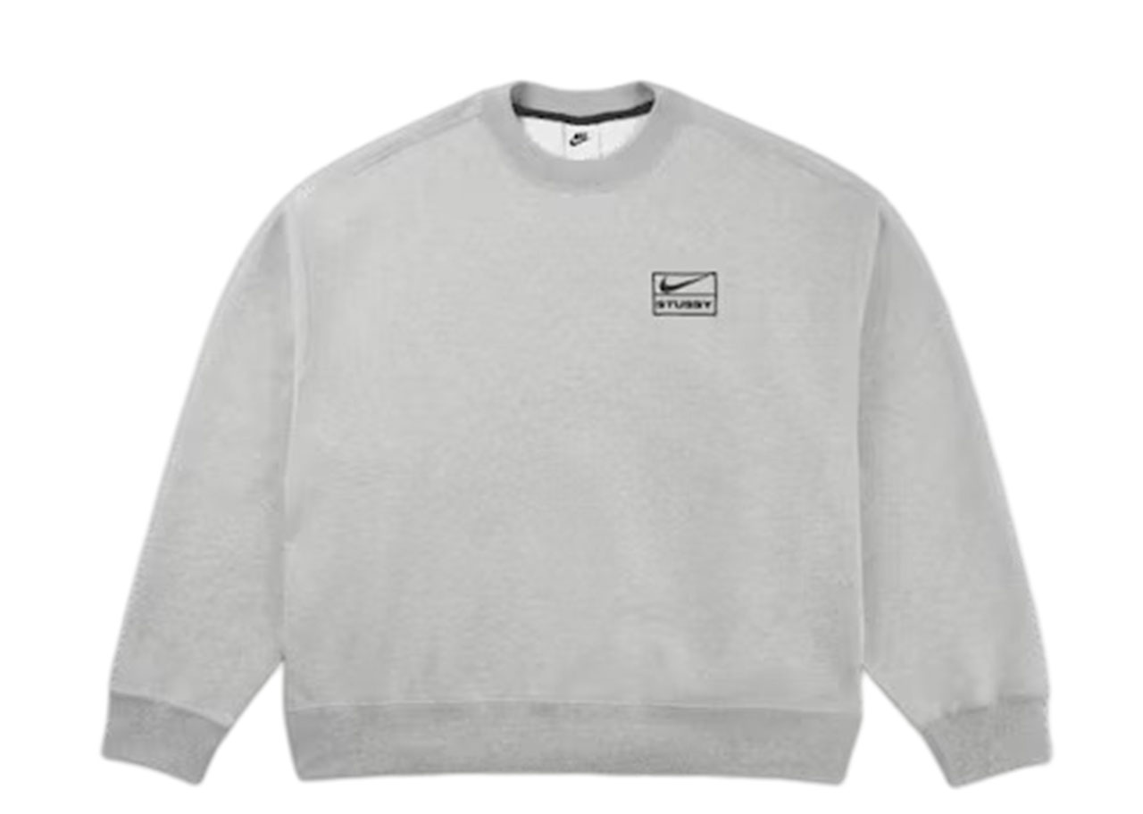 Nike x Stussy Crew Fleece Grey (SS23)