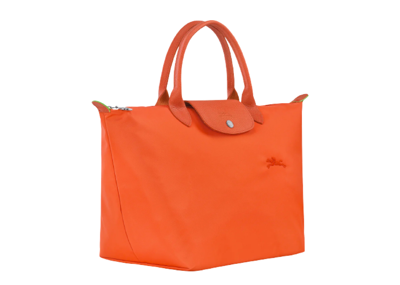 Longchamp Medium Le Pliage Green Top Handle Bag  - photo 4