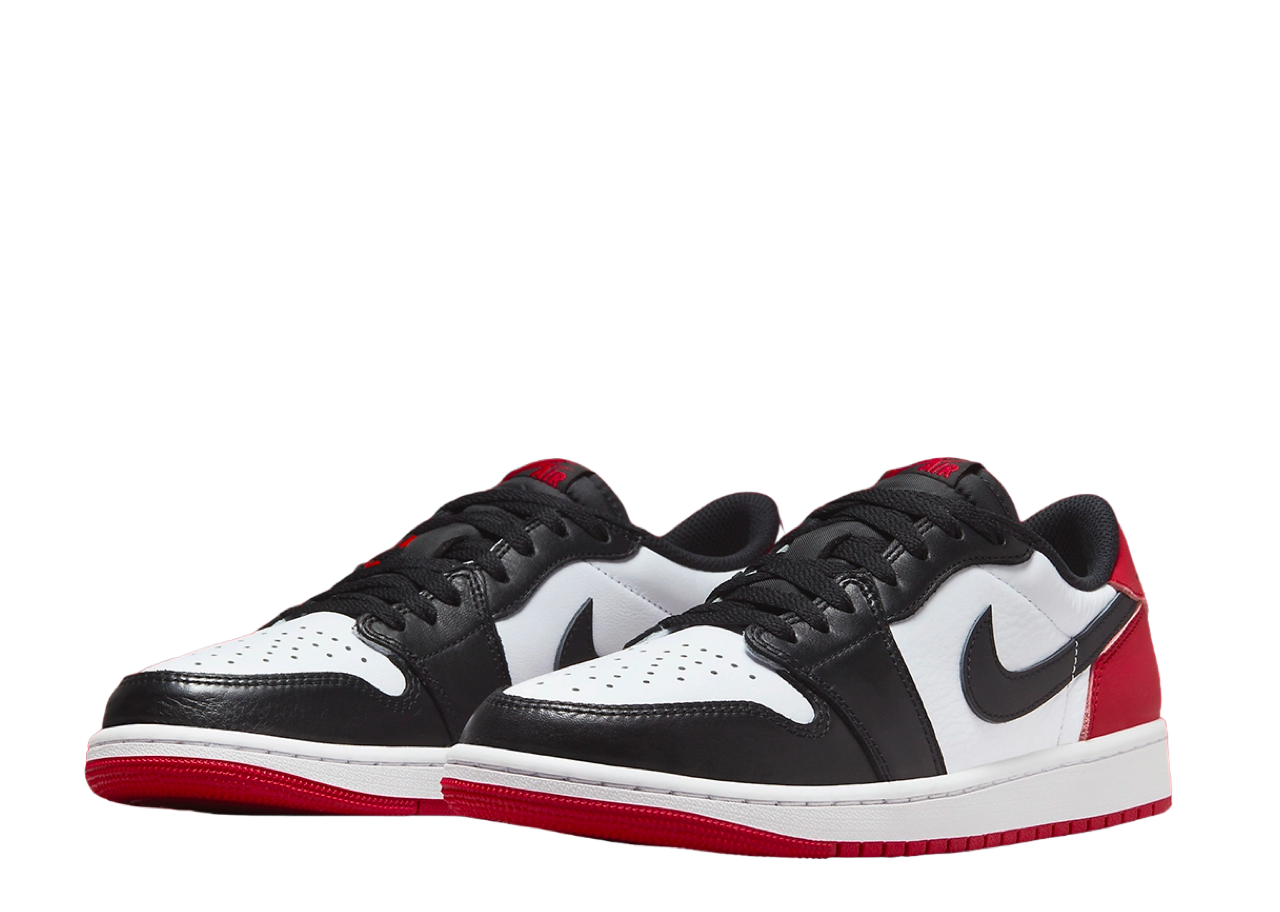 Air Jordan 1 Retro Low OG Black Toe - photo 2