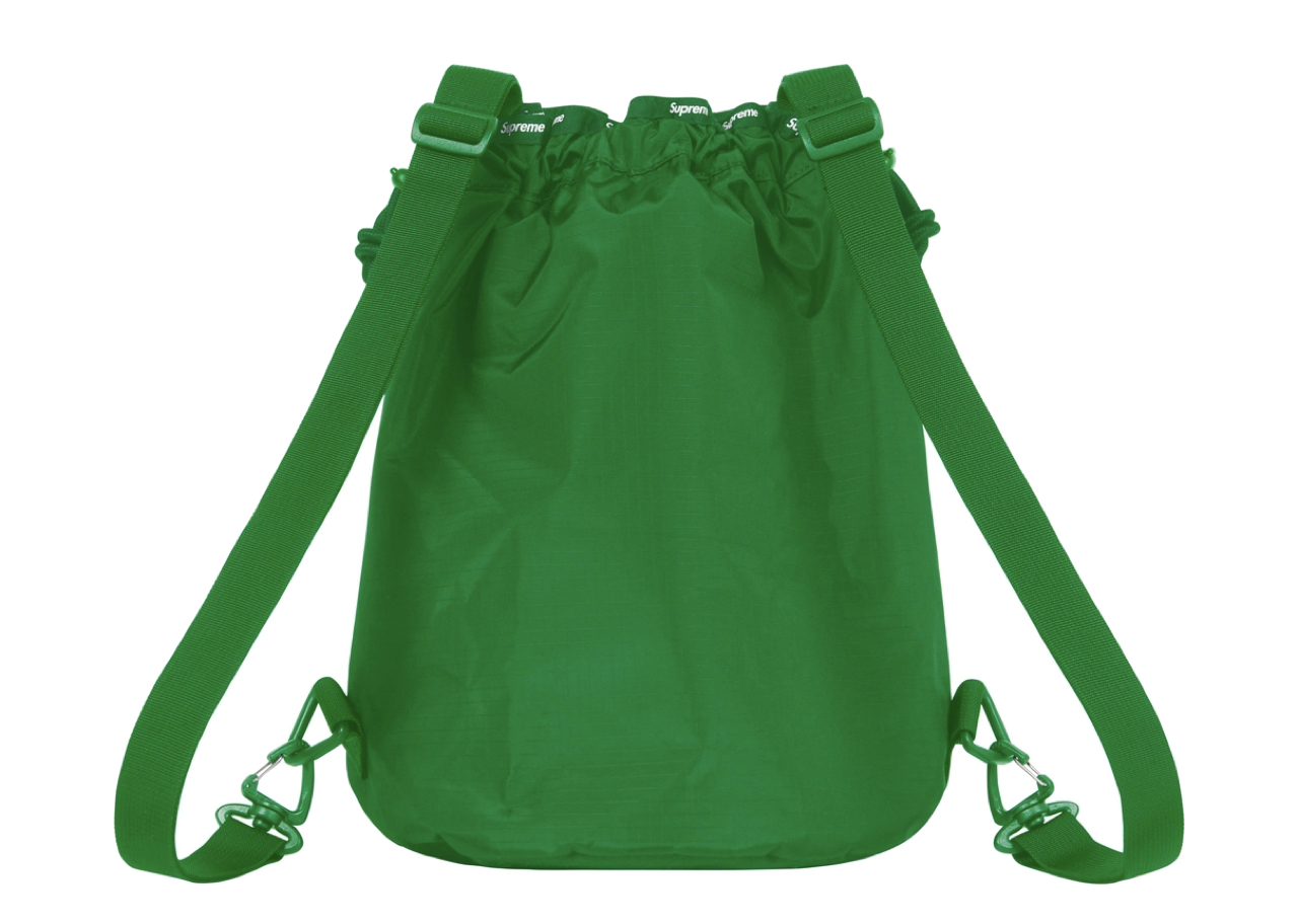 Supreme Mesh Small Backpack Green - photo 3