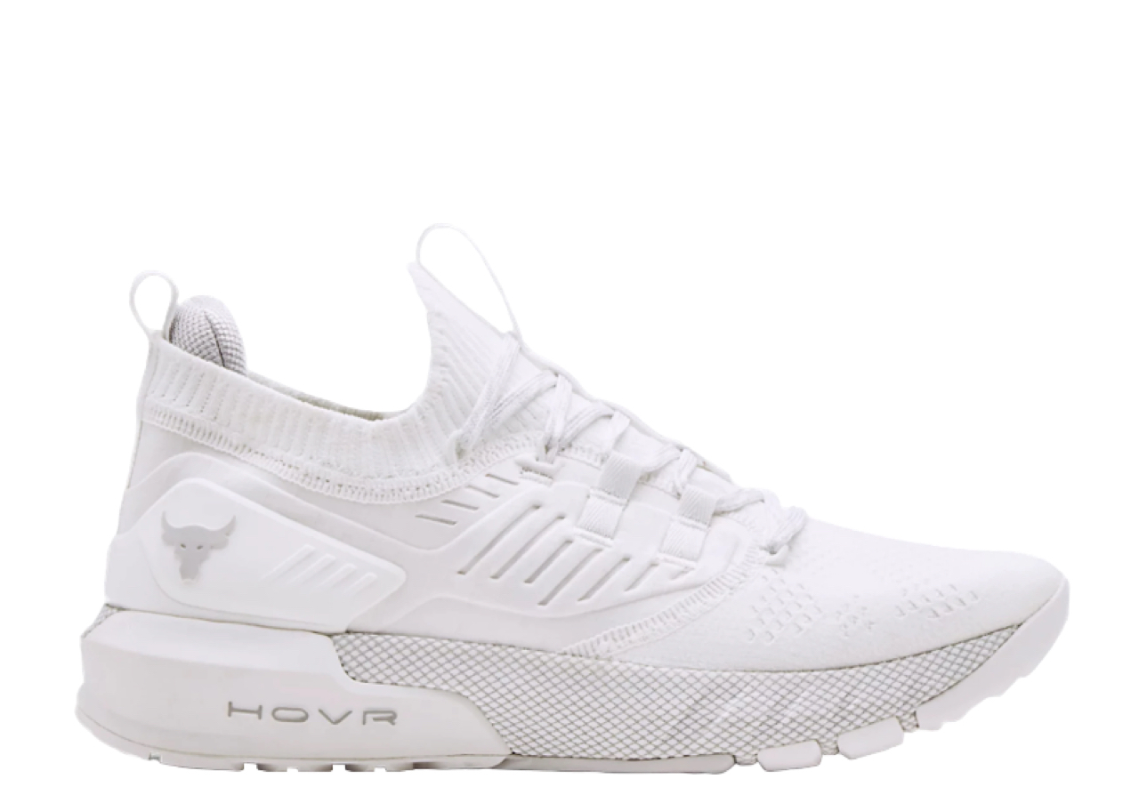 Under Armour Project Rock 3 White Halo Grey