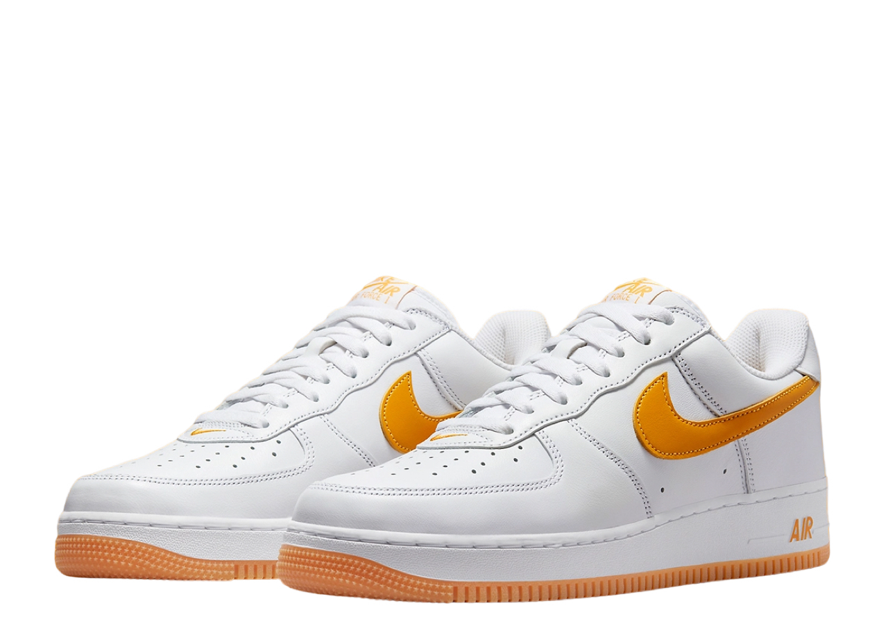Nike Air Force 1 Low Waterproof White University Gold Gum - photo 2