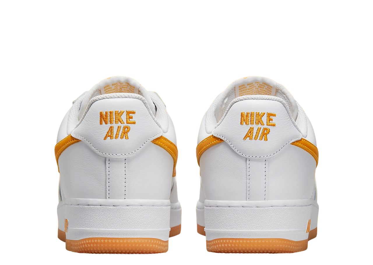 Nike Air Force 1 Low Waterproof White University Gold Gum - photo 3