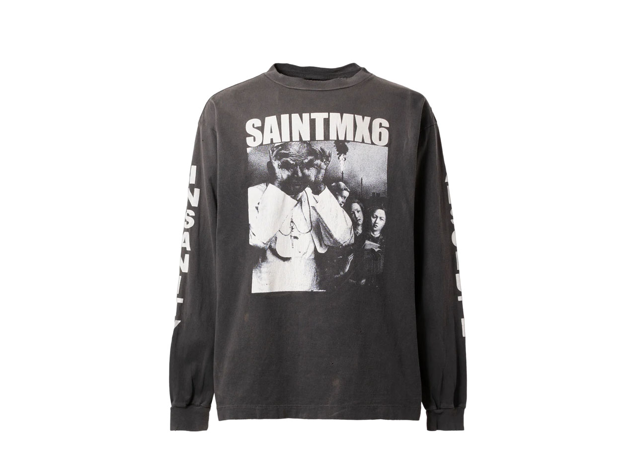 Saint Mxxxxxx Saint Mx6 L/S T-Shirt Vintage Black