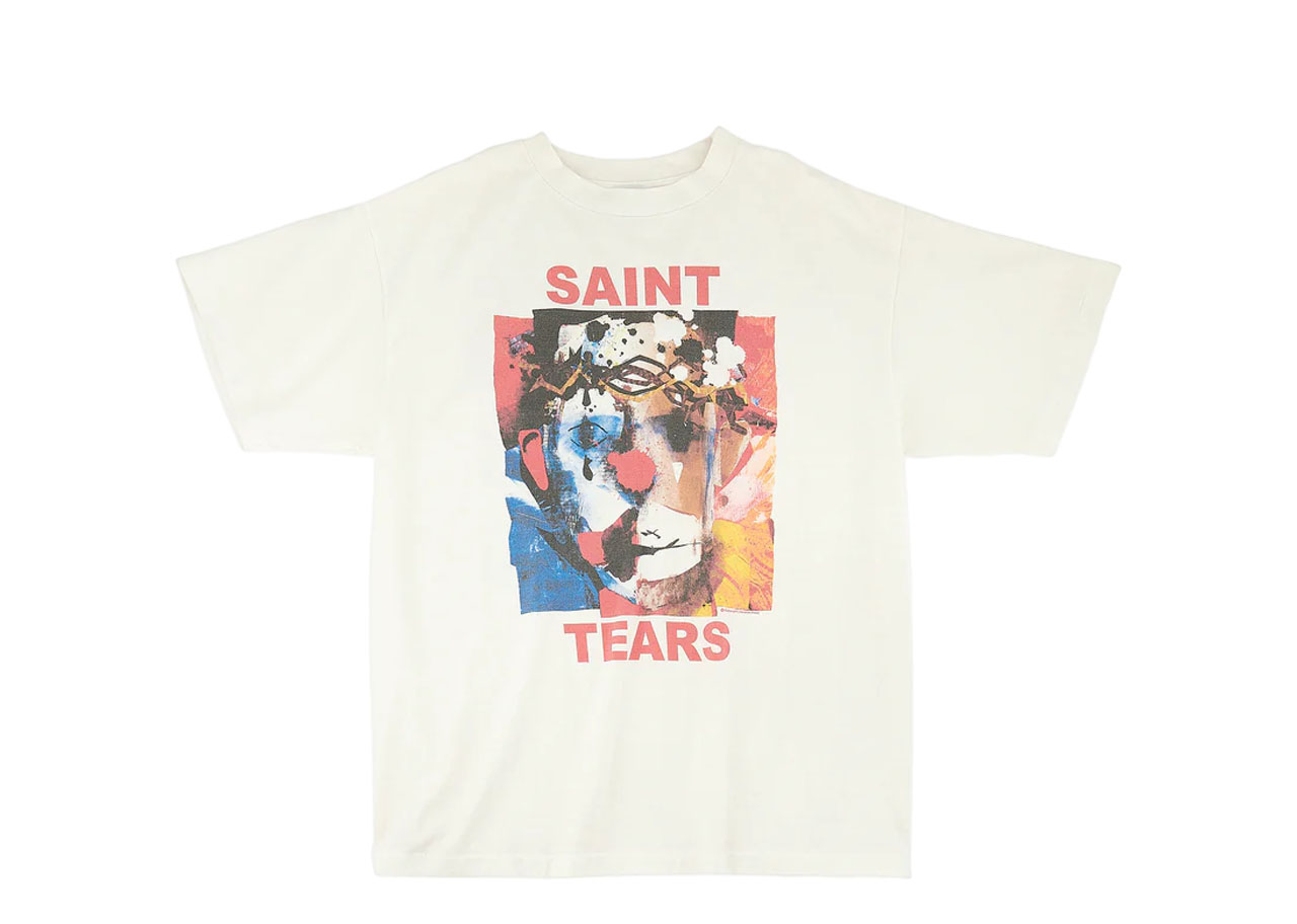 Saint Mxxxxxx x Denim Tears Clown T-Shirt White