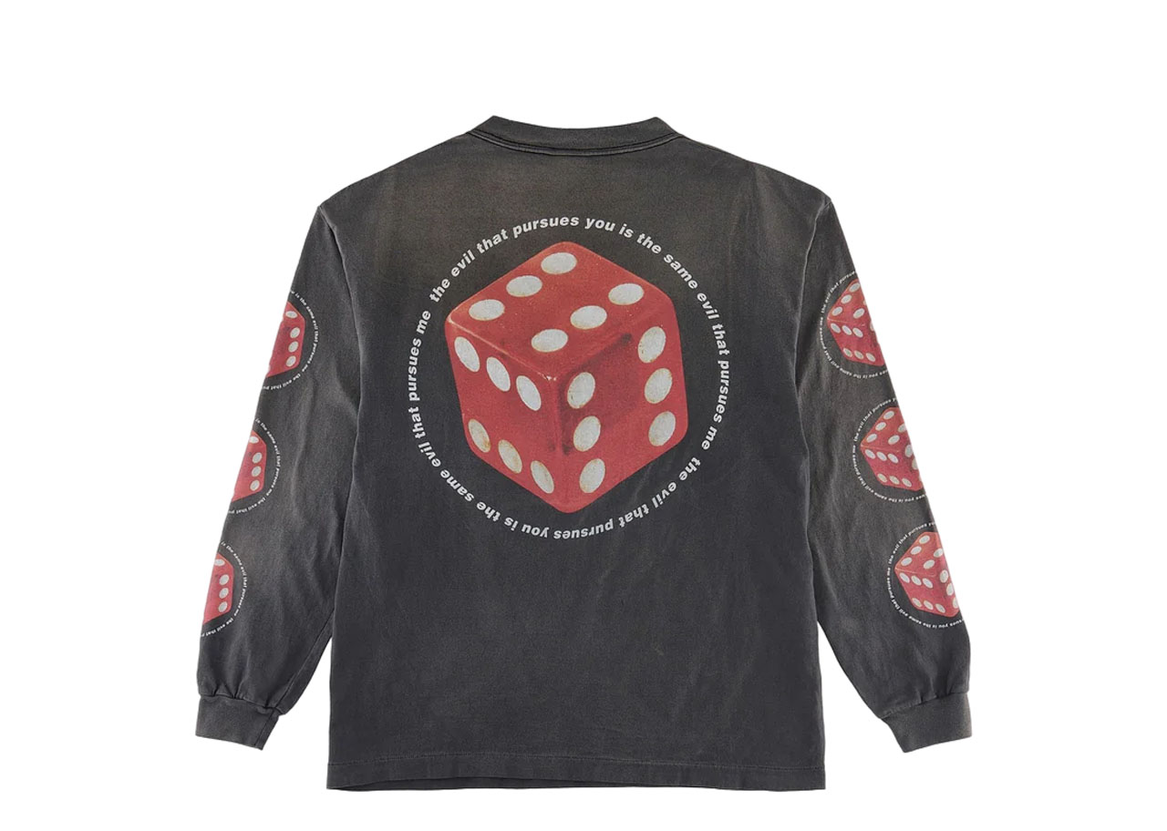 Saint Mxxxxxx Dice L/S Tee Vintage Black - photo 2