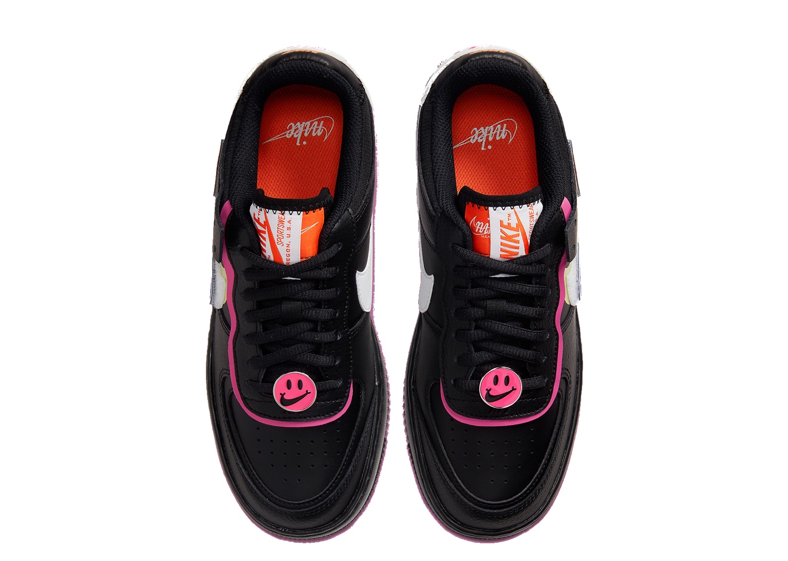 Nike Air Force 1 Shadow Removable Patches Black Pink (Women's) - photo 2