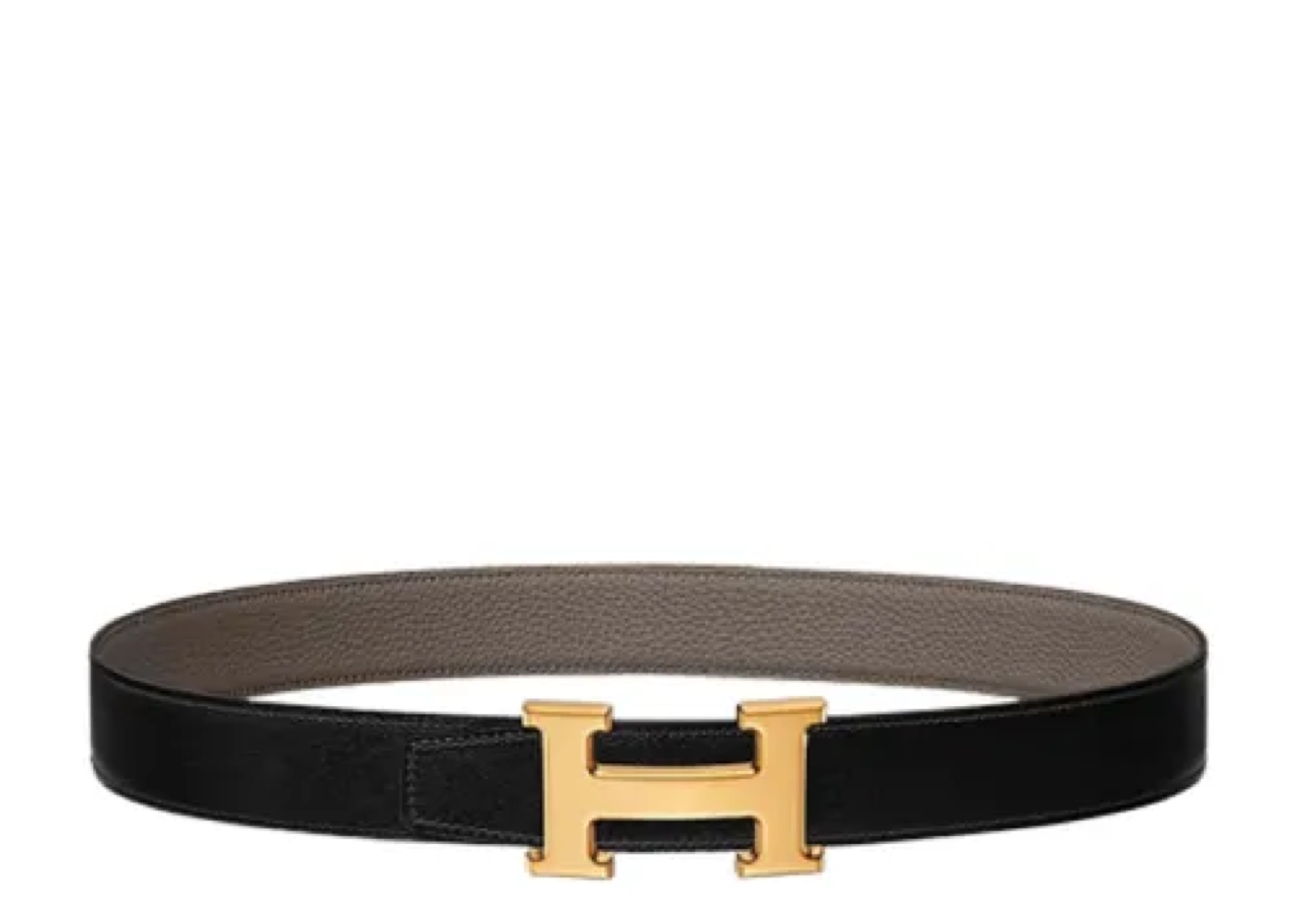 Hermes H Belt Buckle & Reversible Leather Strap 32 MM