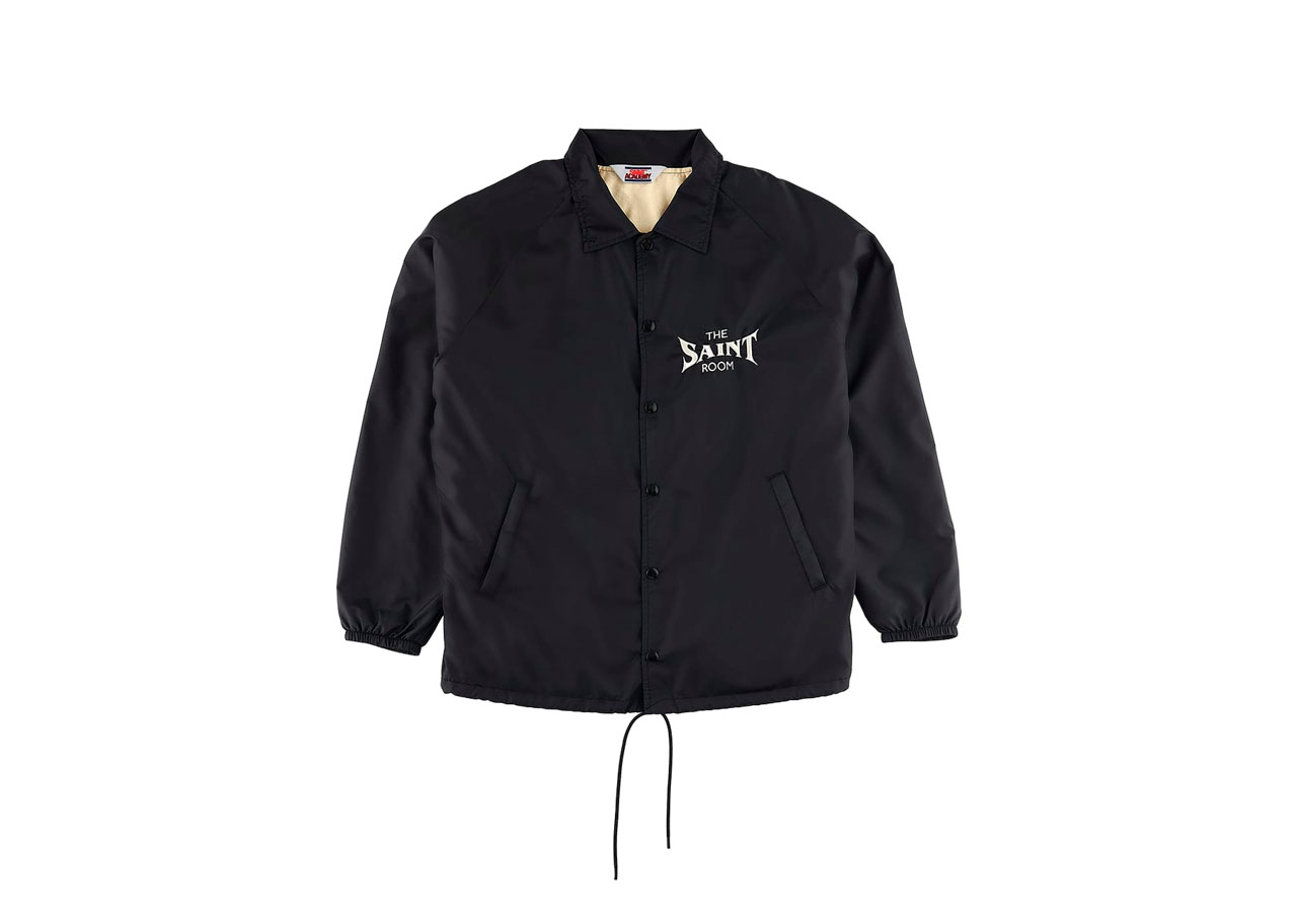 Saint Mxxxxxx x Shermer Academy Coach Jacket Black