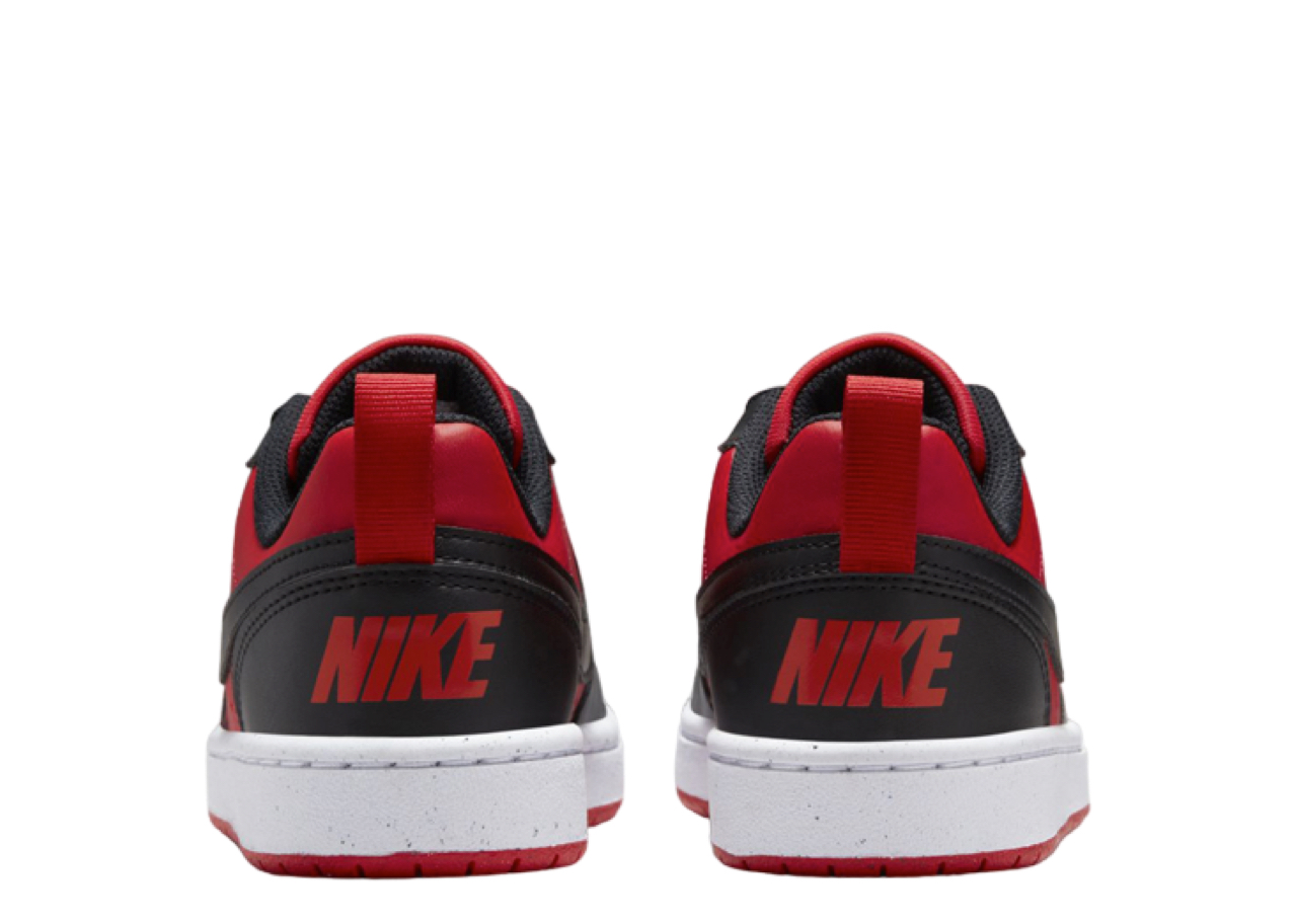 Nike Court Borough Low Recraft University Red Black (Grade School) - photo 3