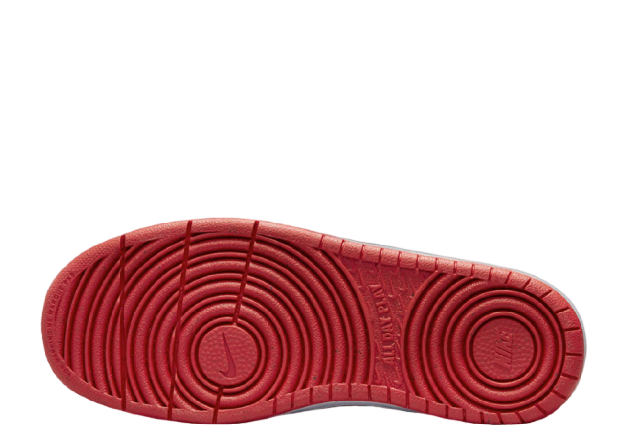 Nike Court Borough Low Recraft University Red Black (Grade School) - photo 4