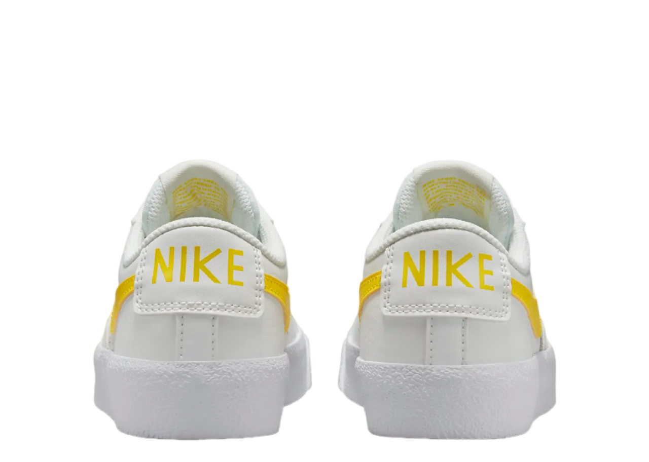 Nike Blazer Low '77 White Opti Yellow (Grade School) - photo 3