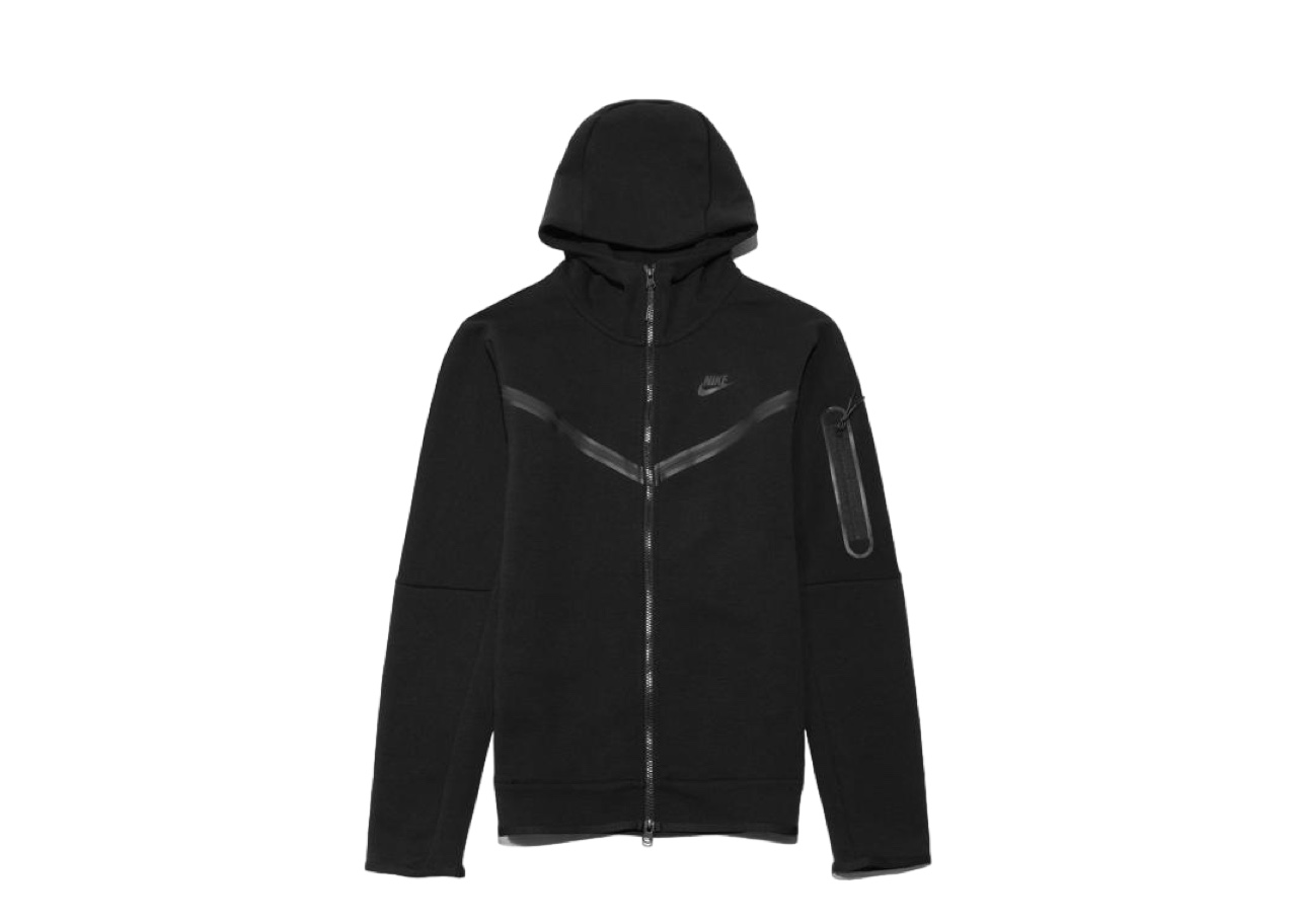 Nike Tech Fleece Full Zip Hoodie Black