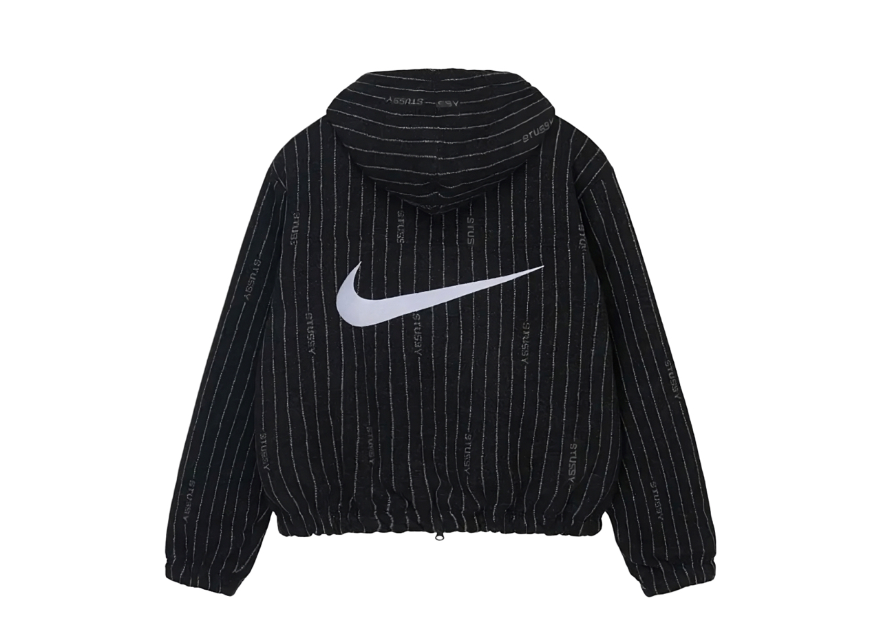 Nike x Stussy Striped Wool Jacket (Asia Sizing) Black - photo 2