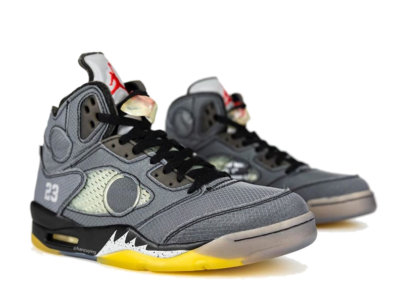 Jordan 5 Retro Off-White Black - photo 2