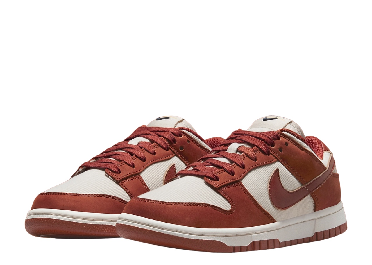 Nike Dunk Low LX Light Orewood Brown Rugged Orange (Women's) - photo 2