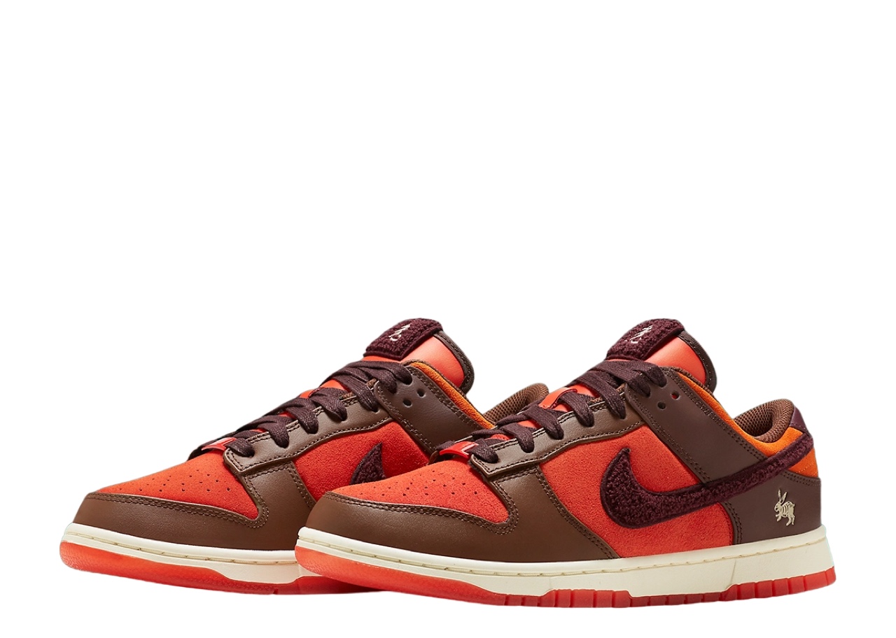 Nike Dunk Low Retro PRM Year Of The Rabbit Light Crimson (2023) - photo 2