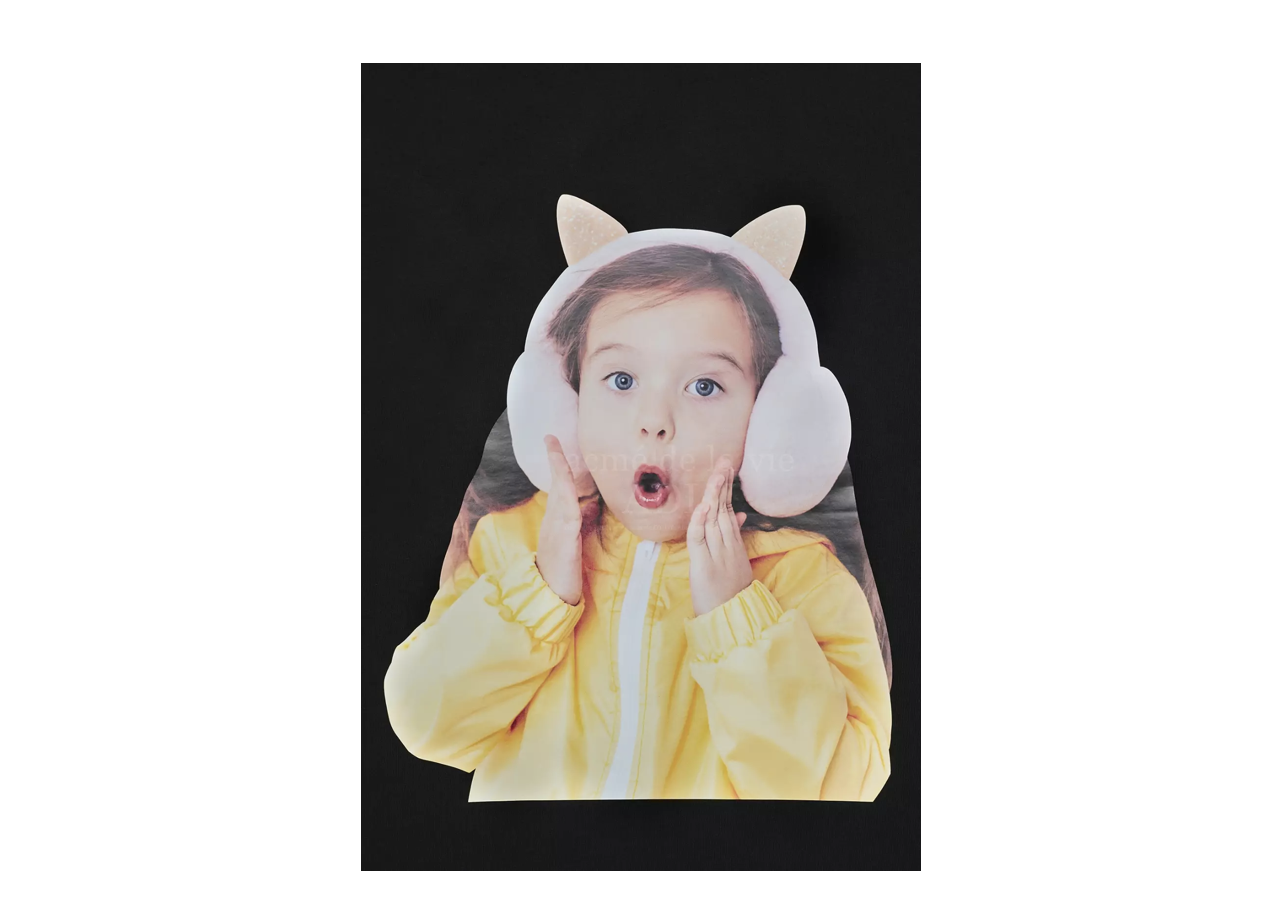 Acme De La Vie Baby Face Short Sleeve Black Cat Earplug - photo 3