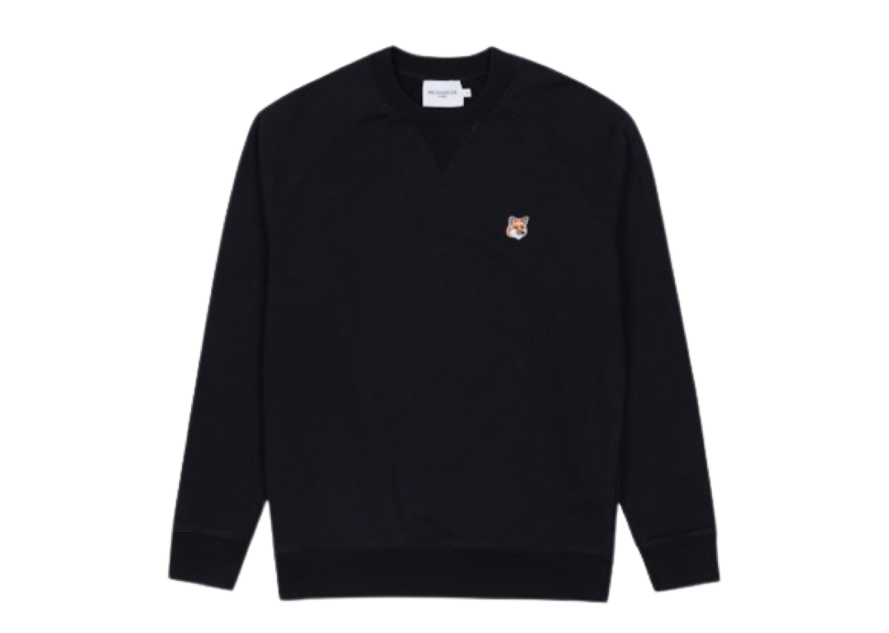 Maison Kitsune Fox Head Patch Classic Sweatshirt (M)