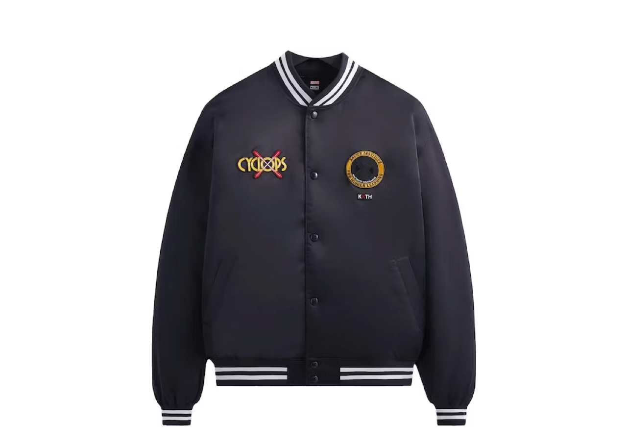 Kith x Marvel X-Men Cyclops Satin Bomber Jacket