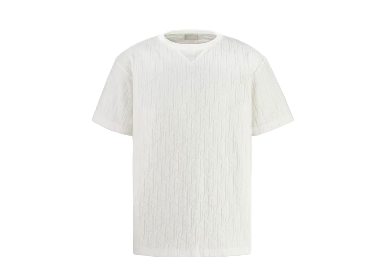 Dior Sheer Oblique T-Shirt White